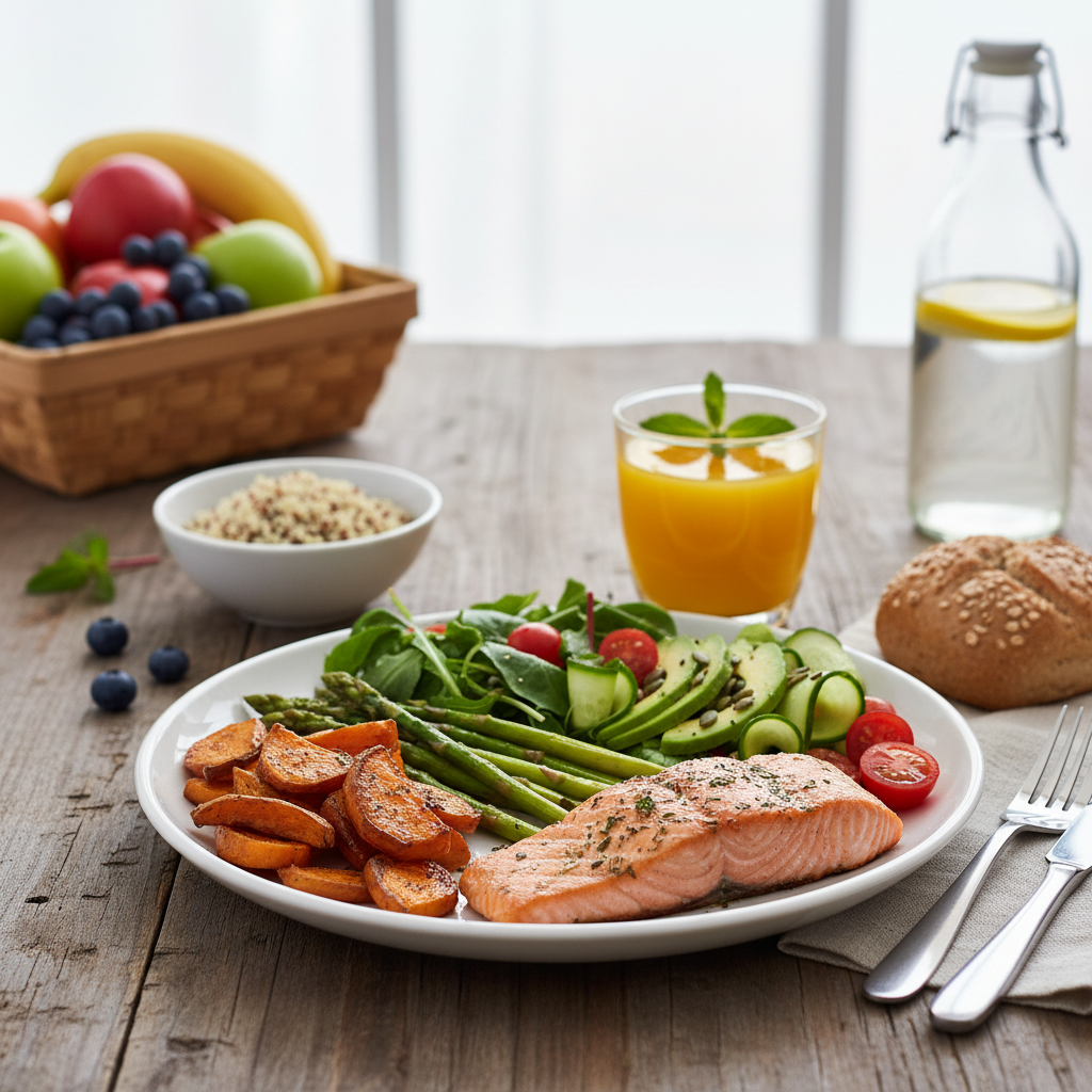 Makanan sehat bergizi seimbang